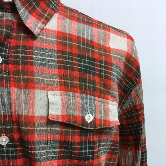 PATAGONIA cotton Steersman brown PLAID work utility Shirt XL Nwt shacket - Picture 3 of 5